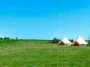 Bell tent exterior