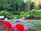 Site surrounded by greenery