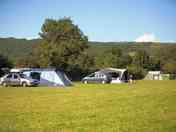 Spacious camping pitches