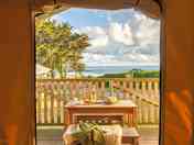 View from a safari tent