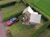 Aerial view of a pitch