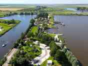 Aerial view of the site