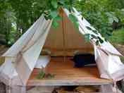 Asana bell tent