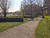 Path between the pitches