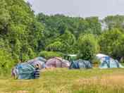 Tents at the site
