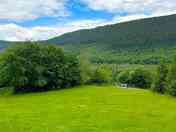 The view from Basecamp camping field