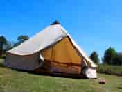 Bell tent exterior (added by manager 15 Jul 2022)