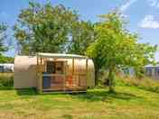 Safari tent exterior