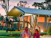 Safari tent exterior