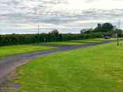 Electric hardstanding grass touring campervan pitch