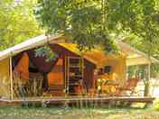 View of the tent