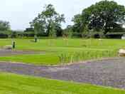 A mixture of grass and hardstanding pitches