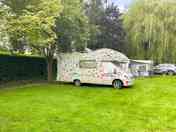 Pitches under the trees
