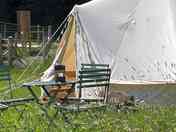 Bell tent exterior