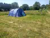 Nearest to showers and toilets, with some hardstanding parking