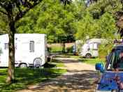 Camping pitches are spacious - bring an awning or gazebo for free