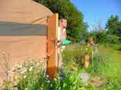 Yurt facing south