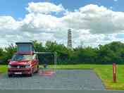 Spacious pitches with plenty of room for your awning and vehicle