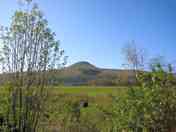Falkland Hill from the campervan site