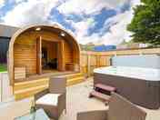 Pod exterior with hot tub (added by manager 08 Jul 2023)