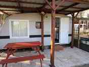 Each family room has a patio and outside furniture