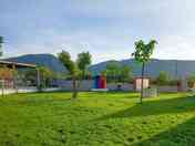 Pitches with mountain views