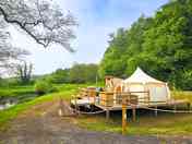 Bell tent exterior