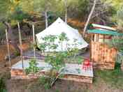 Tent with its own bathroom and deck (added by manager 13 Apr 2023)