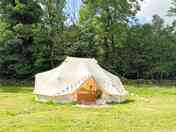 Spacious bell tent