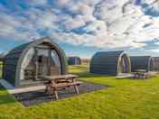 Camping pod with bunks, double sofa bed. Electrical outlets and Underfloor Heating (added by manager 15 Feb 2022)