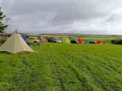 Tents on site