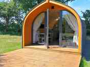 Front of our Cosier Pod