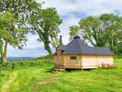 Stunning Devon views from the field-corner location