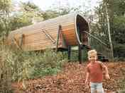 Spacious accommodation among the trees