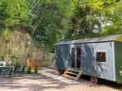 Shepherd's hut with an outdoor area (added by manager 17 Aug 2023)