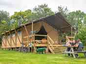 Safari tent exterior