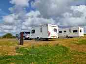 Very spacious pitch next to amenities block