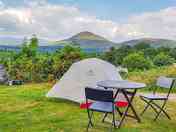 Grassy pitch with views to Kenmare Bay