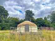 Large yurt exterior