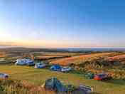 Sunset on site