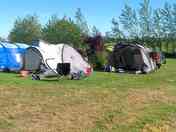 Camping with friends, plenty of space available