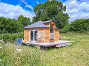 Peaceful meadow location, solar powered lighting, off grid time
