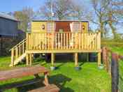 Shepherd's hut exterior