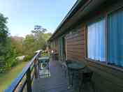 Flathead outdoor area with private barbecue