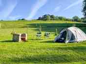 Visitor image of their tent in the morning