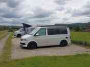 Rudyard hardstanding/grass small camper/motorhome pitch