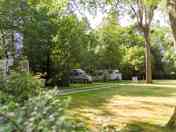 Pitches sheltered by trees