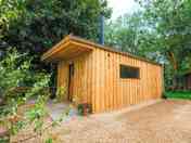 Wooden cabin in a quiet corner
