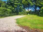 Grass and gravel pitch