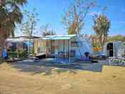 Fully serviced comfort pitch area